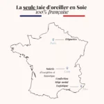 taie d'oreiller en soie made in france