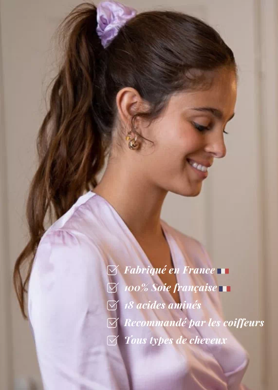 bienfaits cheveux chouchou soie