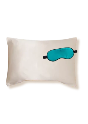 coffret star academy taie oreiller en soie 50x70 masque