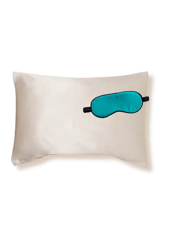 coffret star academy taie oreiller en soie 50x70 masque