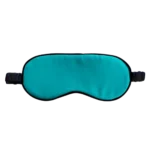 Masque de nuit en soie - Bleu Canard