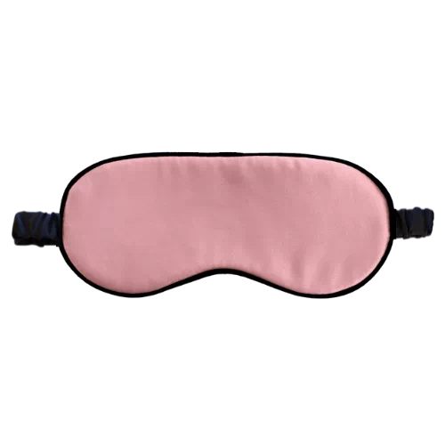 Masque de nuit en soie - Bois de rose