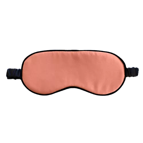 Masque de nuit en soie - Terracotta