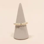 Bague femme réglable gold filled plaqué or made in france