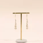 boucles d'oreilles perles d'eau douce gold filled