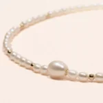 collier femme perles d'eau douce fabriqué en france