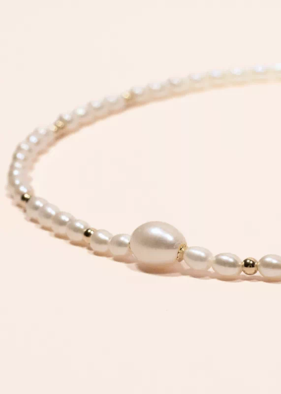 collier femme perles d'eau douce fabriqué en france
