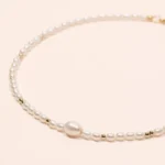 collier femme perles d'eau douce naturelles