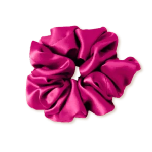Chouchou 100% Soie de mûrier - Rose Fuchsia