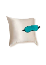 coffret star academy taie oreiller en soie 65x65 masque